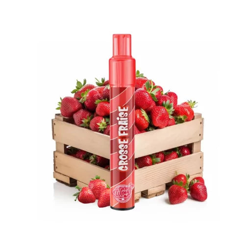 Cigarette jetable Grosse Fraise - 800 puffs - Wpuff 2.0